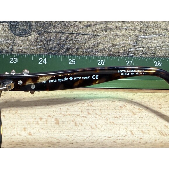 Kate Spade Women's Eyeglasses Or Sun Amelina 0Z61 Tortoise Cat Eye Frame 135 - Picture 5 of 16